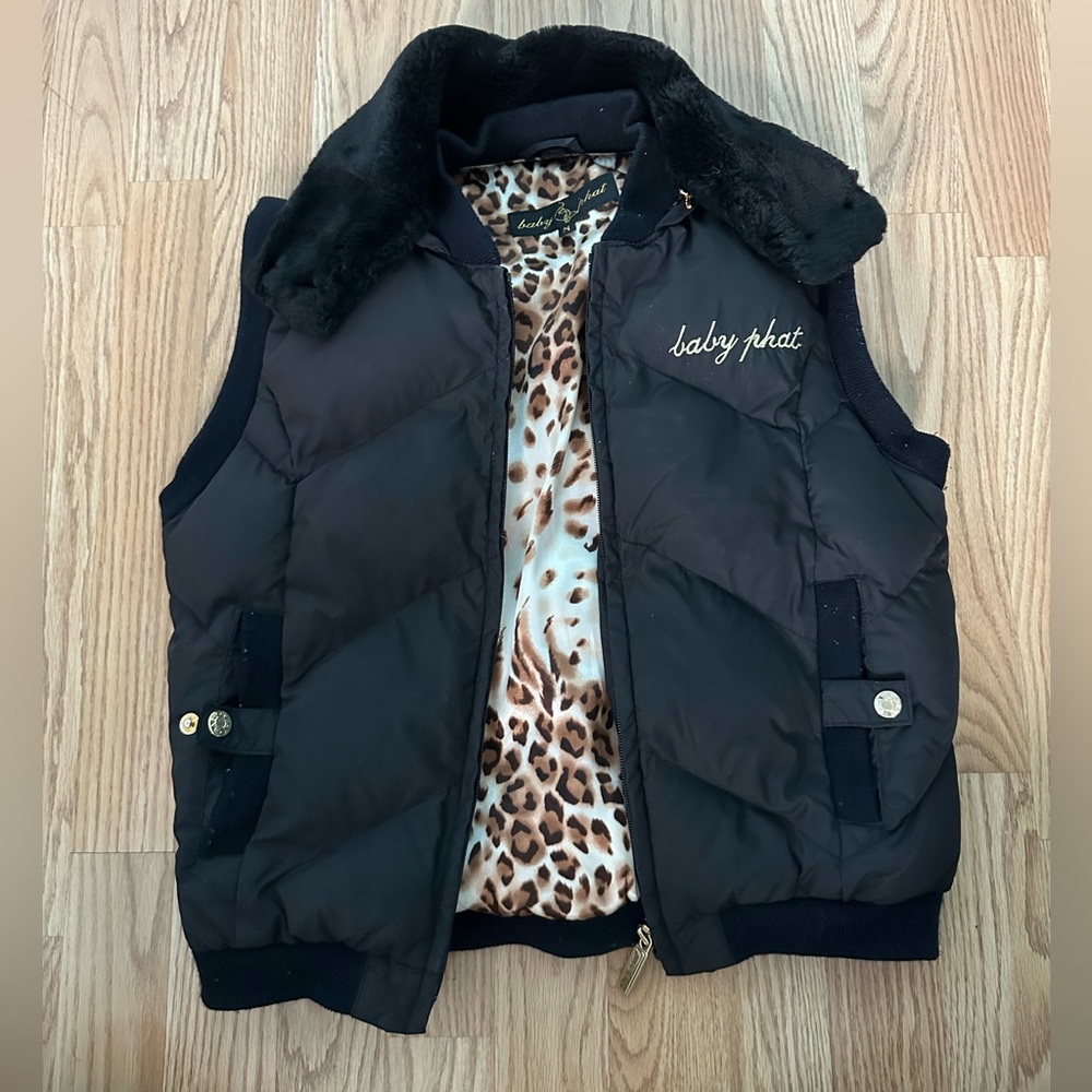 Baby phat puffer vest